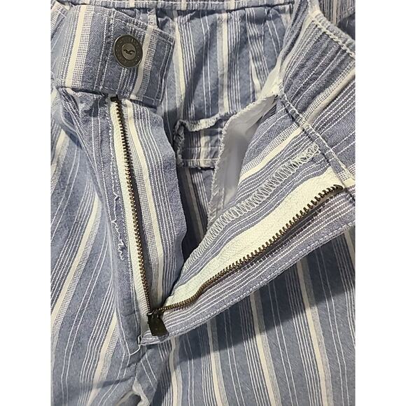 Hollister California, Women's Blue Striped Pants, M - Cotton Blend - Picture 6 of 13